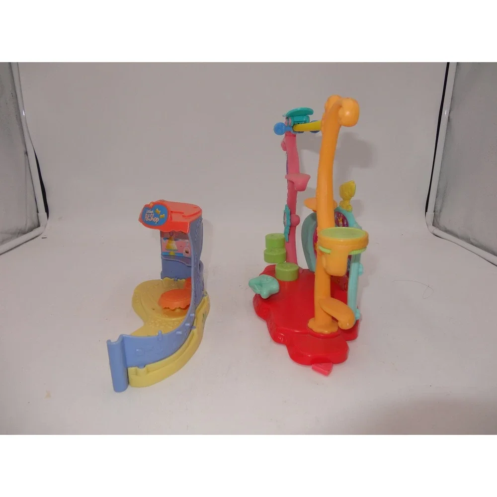Littlest Pet Shop Tricks N Talents Show and Nooks Bakery Playset Lot